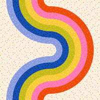 Looper Quilt Kit // Starry Rainbow 2 // Miss Make