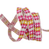 3/8" Flower Plaid in Raspberry Ribbon // Rashida Coleman-Hale // Renaissance Ribbons