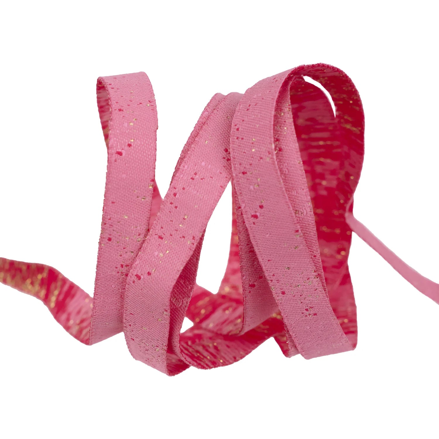 3/8" Speckled in Pink Ribbon // Rashida Coleman-Hale // Renaissance Ribbons