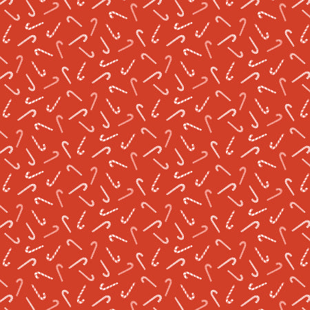 PRE-ORDER Little Christmas // Candy Cane Toss - Red // RJR Studio