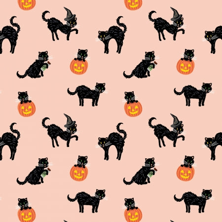 PRE-ORDER Halloween // Black Cat - Blush // Rifle Paper Co.