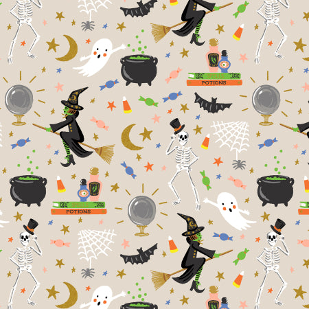 PRE-ORDER Halloween III // Halloween Party - Linen Metallic // Rifle Paper Co.