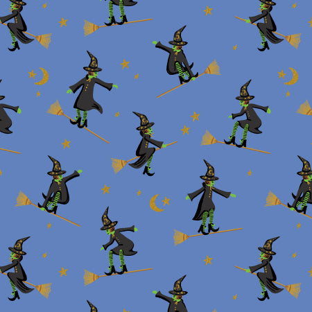 PRE-ORDER Halloween III // Wicked Witches - Blue Metallic // Rifle Paper Co.