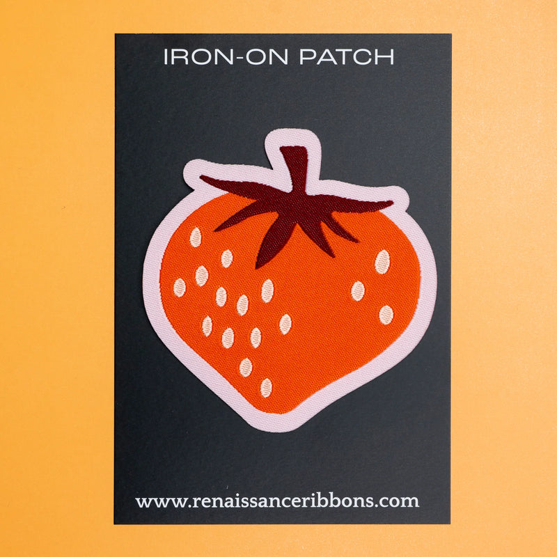 Strawberry Iron On Patch // Kimberly Kight