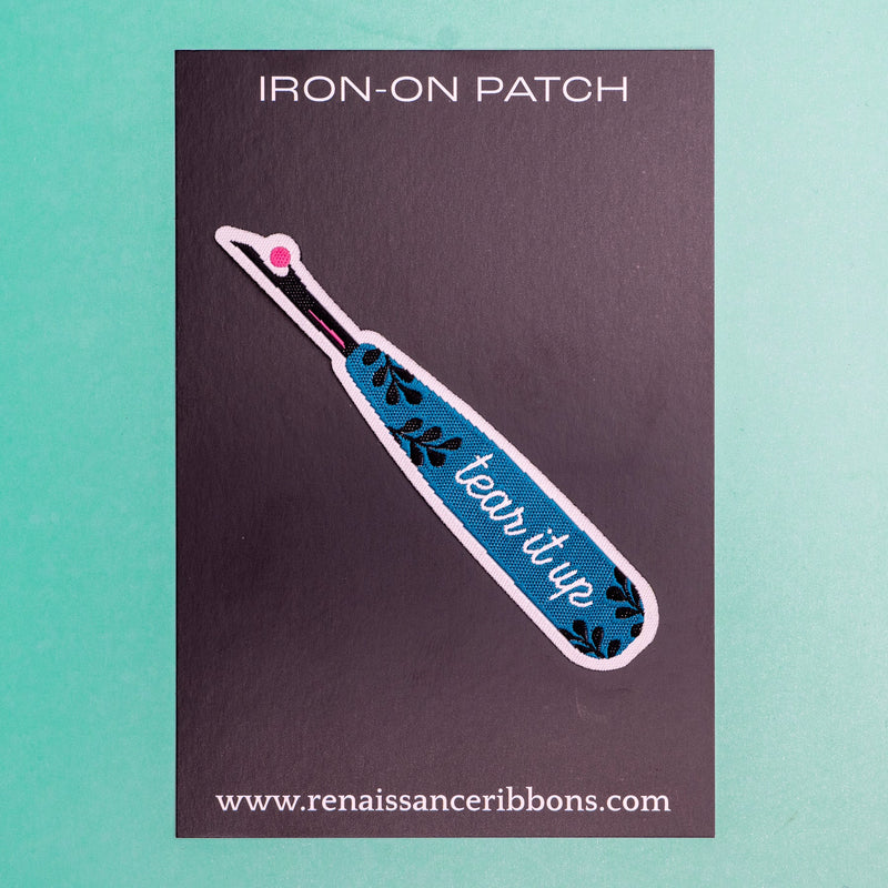 Seam Ripper Iron On Patch // Sarah Watts