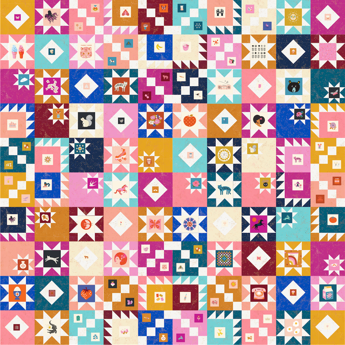 PRE-ORDER 10 Years of Magic Quilt Kit // Ruby Star Society