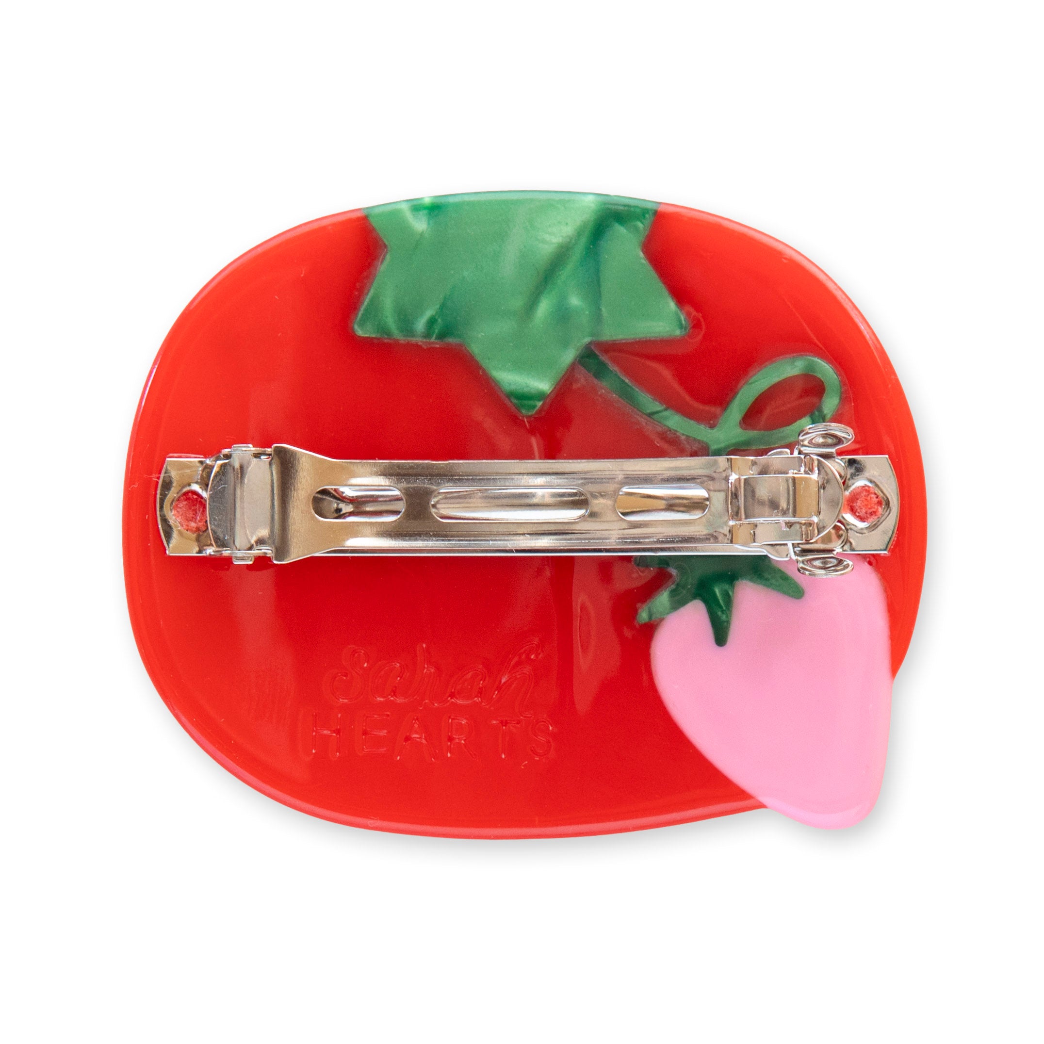 Tomato Pincushion French Barrette Hair Clip by Sarah Hearts
