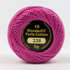 Azalea // 8wt. Perle Cotton // Wonderfil Eleganza