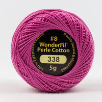 Azalea // 8wt. Perle Cotton // Wonderfil Eleganza