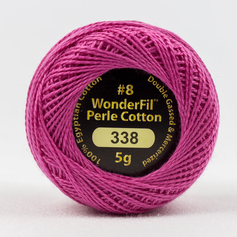 Azalea // 8wt. Perle Cotton // Wonderfil Eleganza