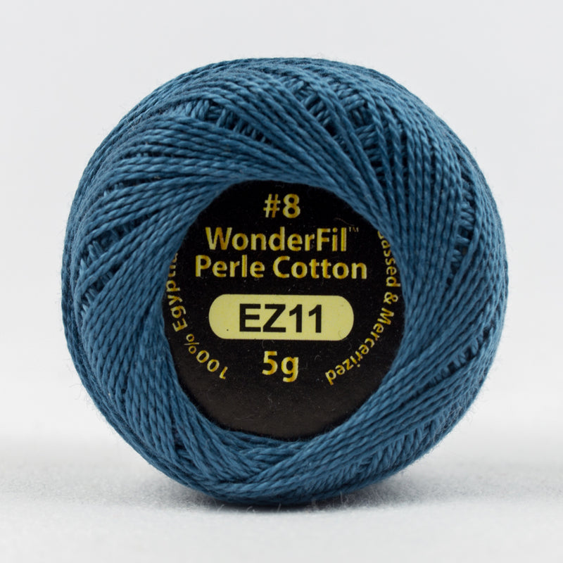 Battleship // 8wt. Perle Cotton // Wonderfil Eleganza
