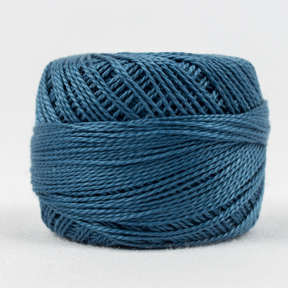 Battleship // 8wt. Perle Cotton // Wonderfil Eleganza
