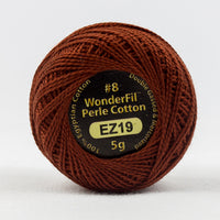 Autumn Leaf // 8wt. Perle Cotton // Wonderfil Eleganza
