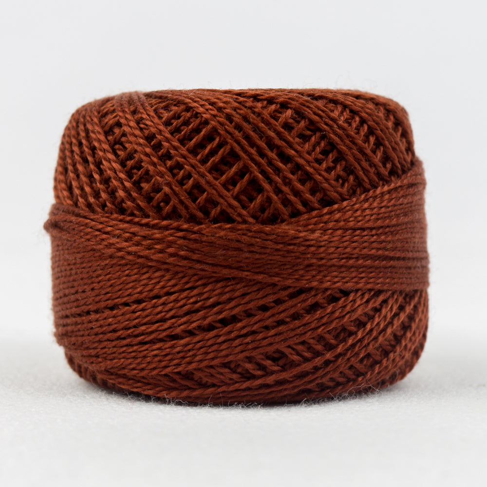 Autumn Leaf // 8wt. Perle Cotton // Wonderfil Eleganza