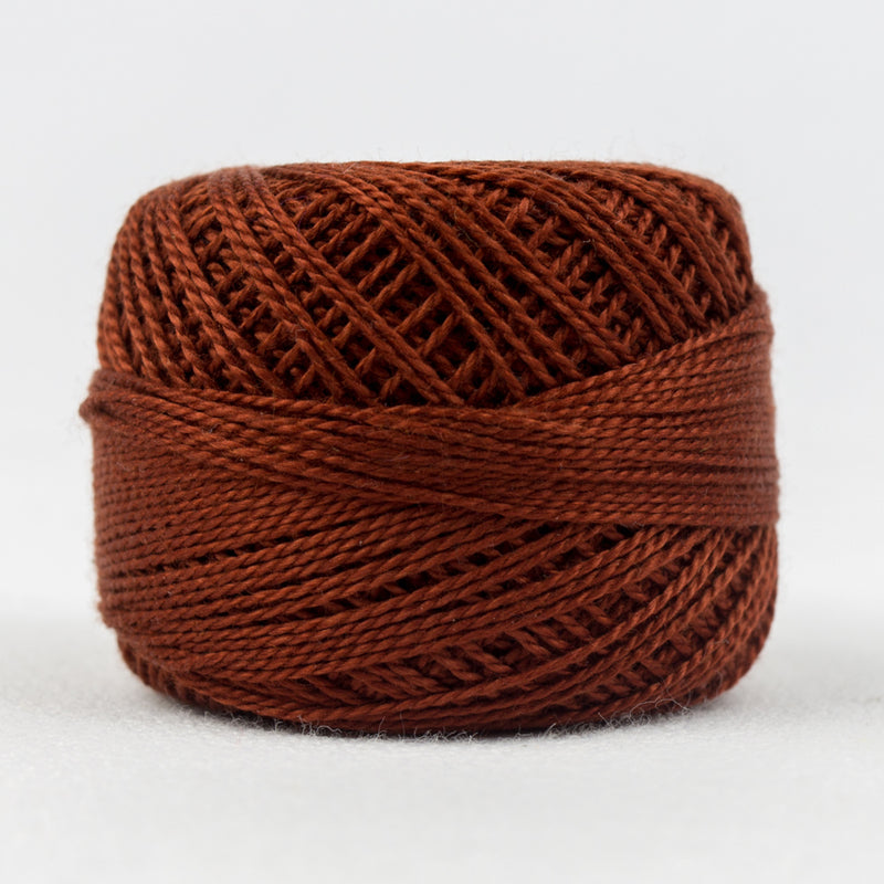 Autumn Leaf // 8wt. Perle Cotton // Wonderfil Eleganza
