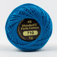 Bottle Blue // 8wt. Perle Cotton // Wonderfil Eleganza