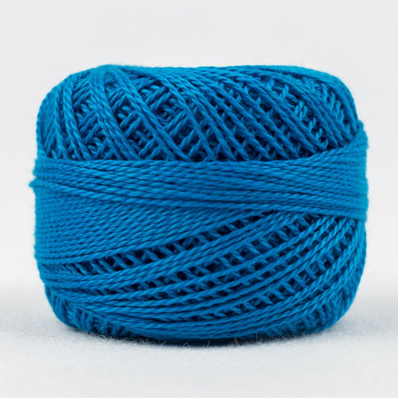 Bottle Blue // 8wt. Perle Cotton // Wonderfil Eleganza