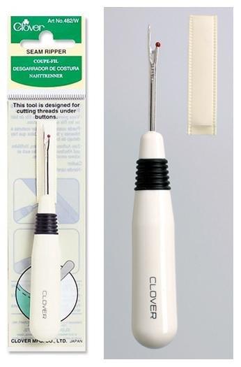 White Seam Ripper // Clover Needlecraft