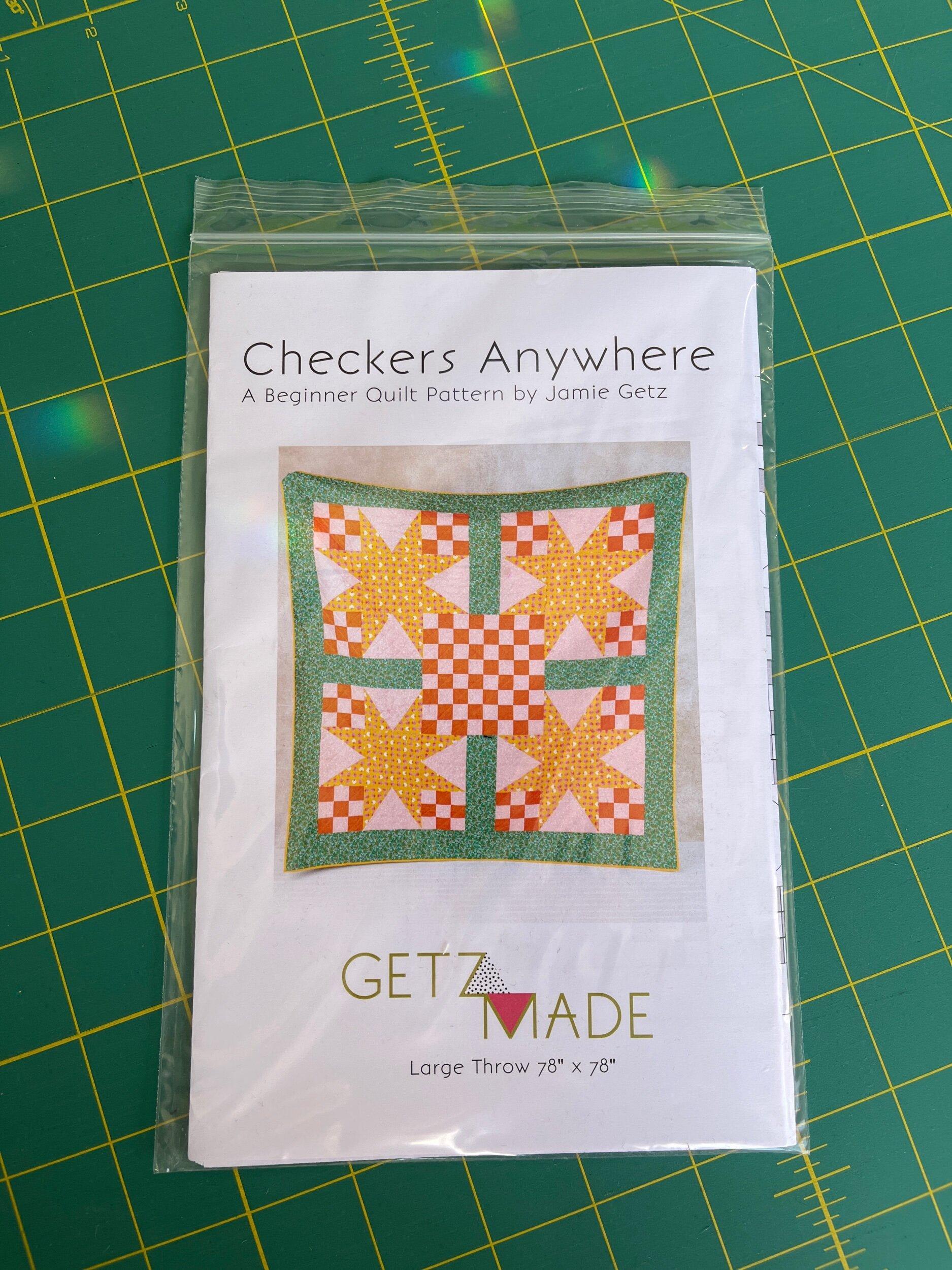 Checkers Anywhere Quilt Pattern // Getz Made Co.