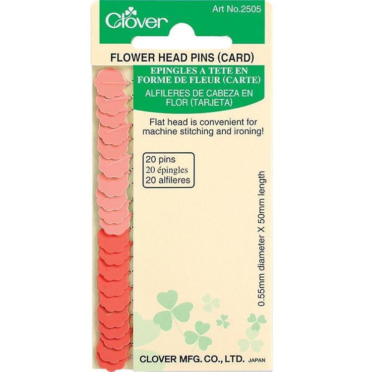 Flower Head Pins // Clover Needlecraft