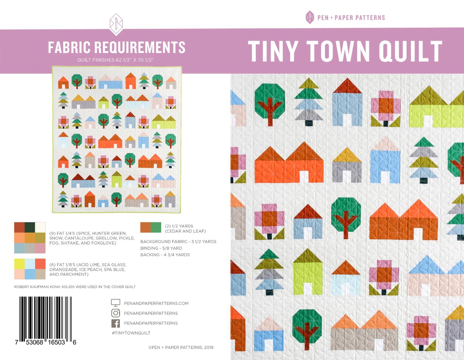 Tiny Town Quilt Pattern // Pen + Paper Patterns