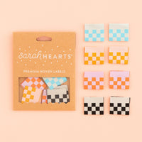 Checkerboard Multipack - Sewing Woven Labels by Sarah Hearts