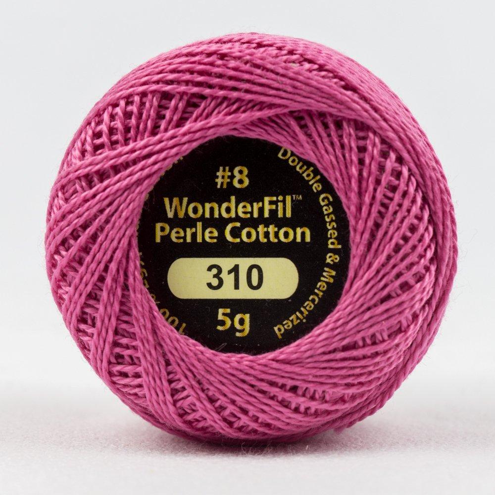 Pink Gloss // 8wt. Perle Cotton // Wonderfil Eleganza