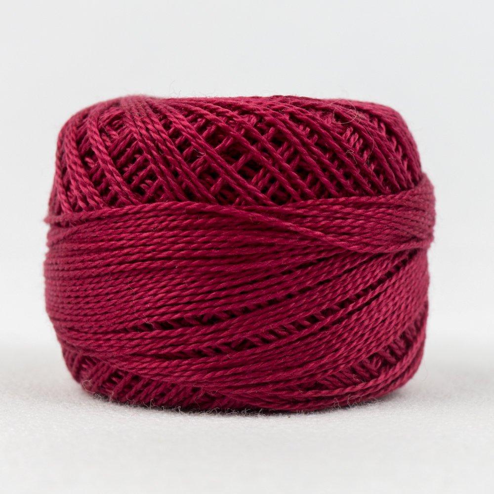 Ruby // 8wt. Perle Cotton // Wonderfil Eleganza