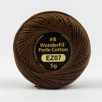 Rich Soil // 8wt. Perle Cotton // Wonderfil Eleganza