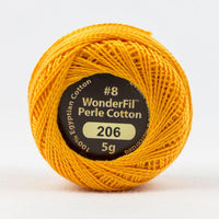 Plump Pumpkin // 8wt. Perle Cotton // Wonderfil Eleganza