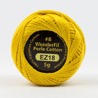 Sunny Side Up // 8wt. Perle Cotton // Wonderfil Eleganza