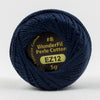 Navy // 8wt. Perle Cotton // Wonderfil Eleganza