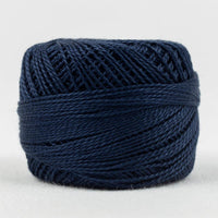 Navy // 8wt. Perle Cotton // Wonderfil Eleganza