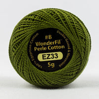 Marsh Green // 8wt. Perle Cotton // Wonderfil Eleganza