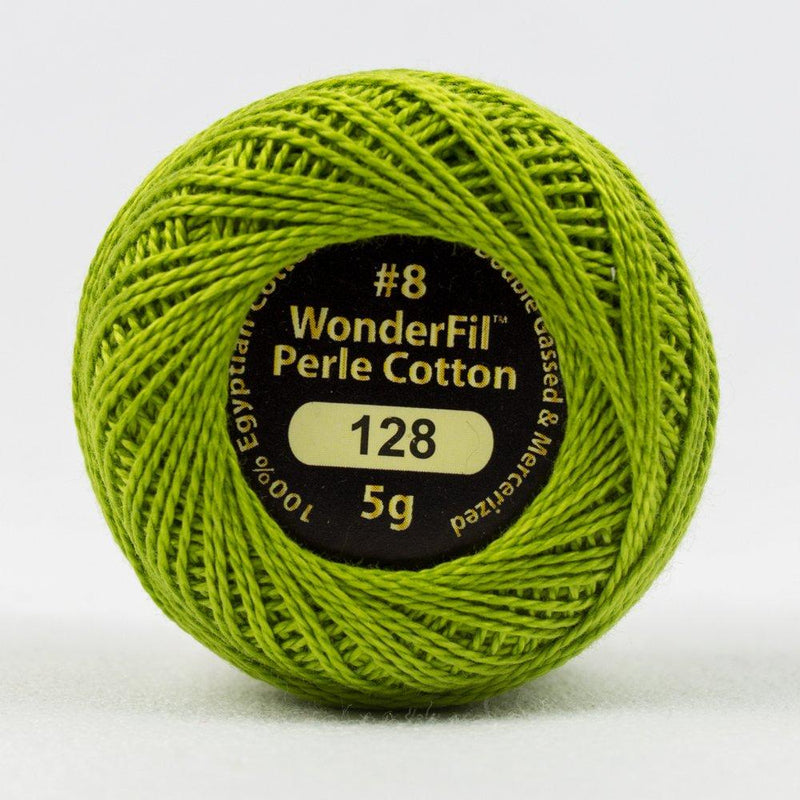 Key Lime // 8wt. Perle Cotton // Wonderfil Eleganza