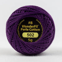 Purple Passion // 8wt. Perle Cotton // Wonderfil Eleganza