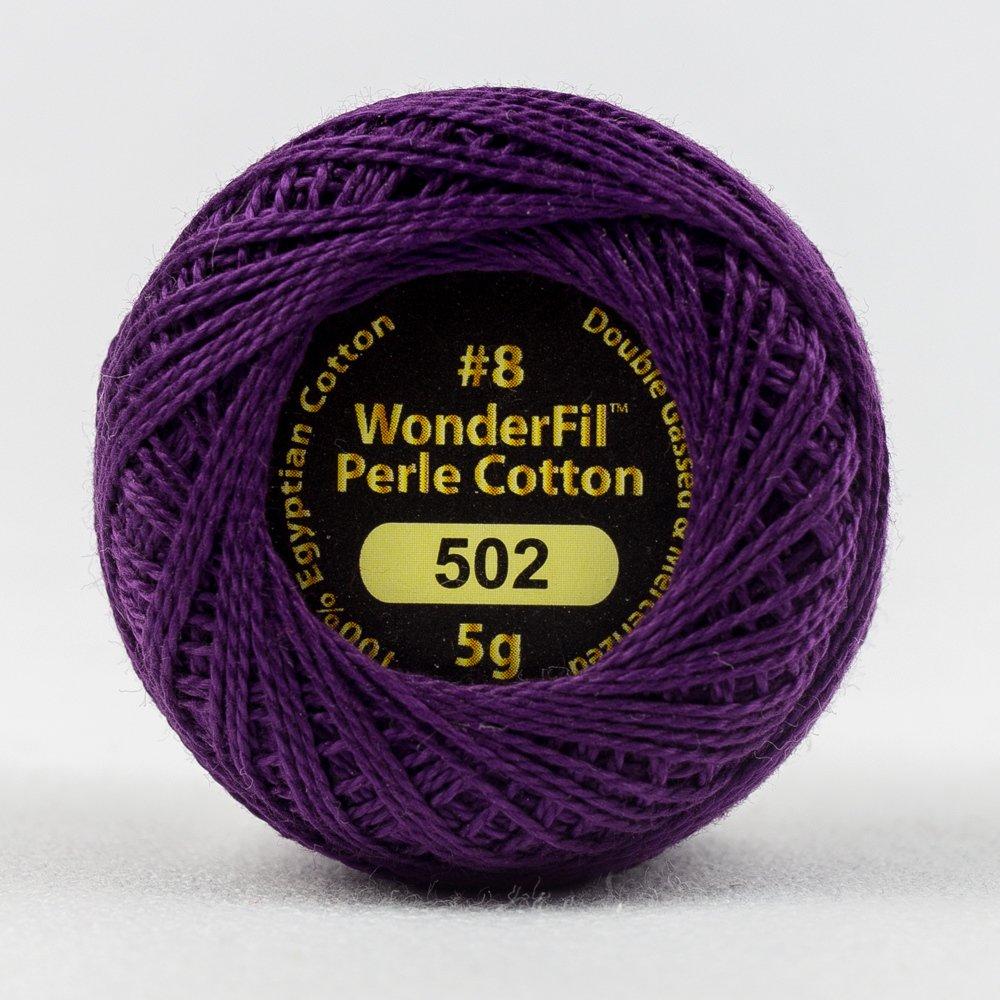 Purple Passion // 8wt. Perle Cotton // Wonderfil Eleganza